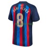 Maillot de Supporter FC Barcelone Dani Alves 8 Domicile 2022-23 Pour Homme